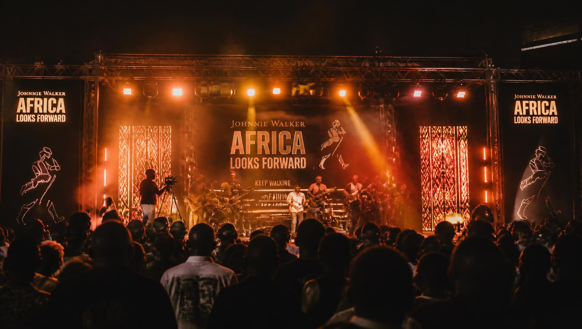 Audience gathered at a branded event